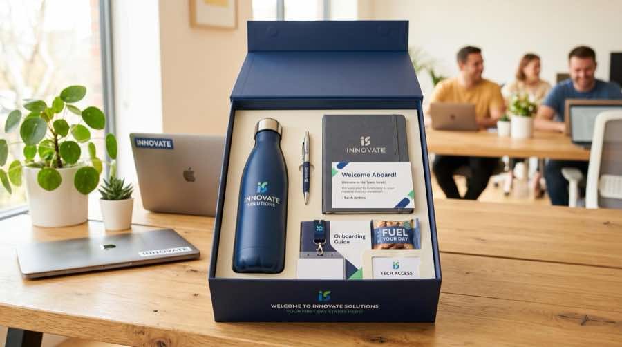 Qué botellas corporativas funcionan mejor en onboarding y kits de bienvenida